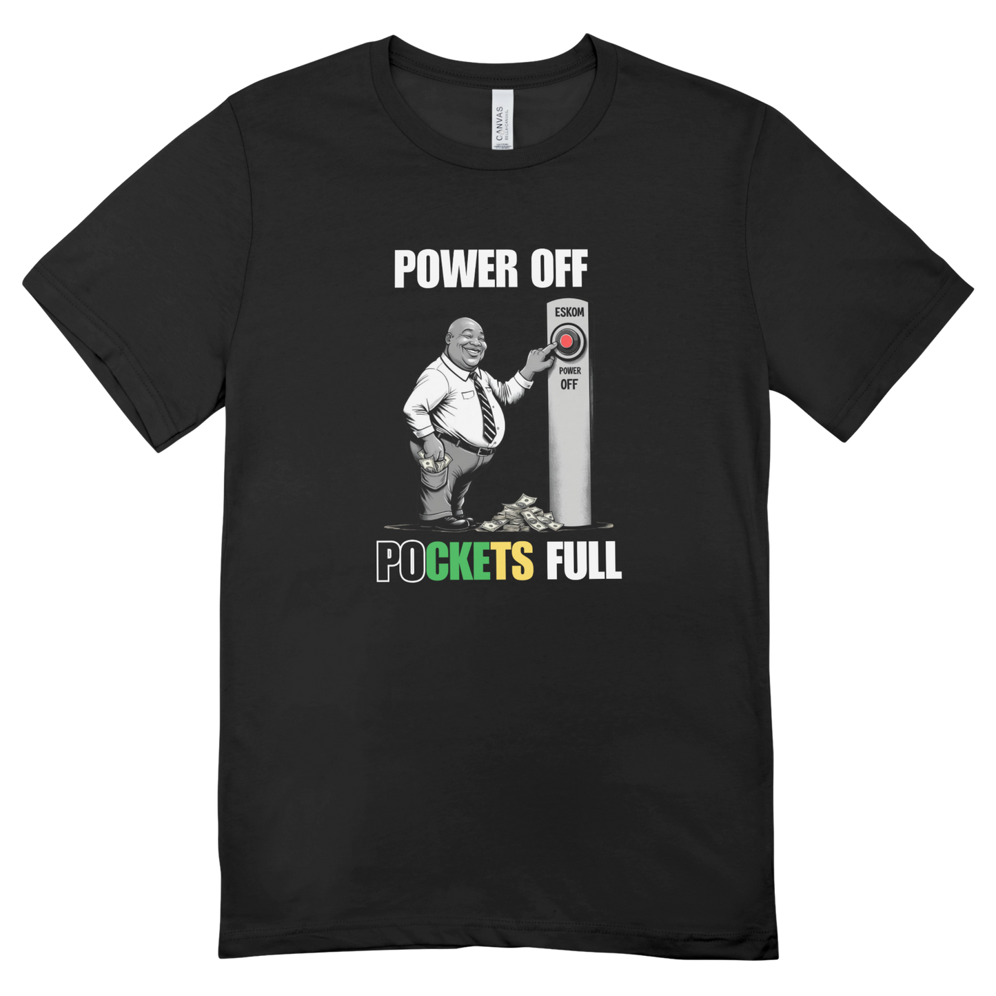 Power Off-Pockets Full T-shirt