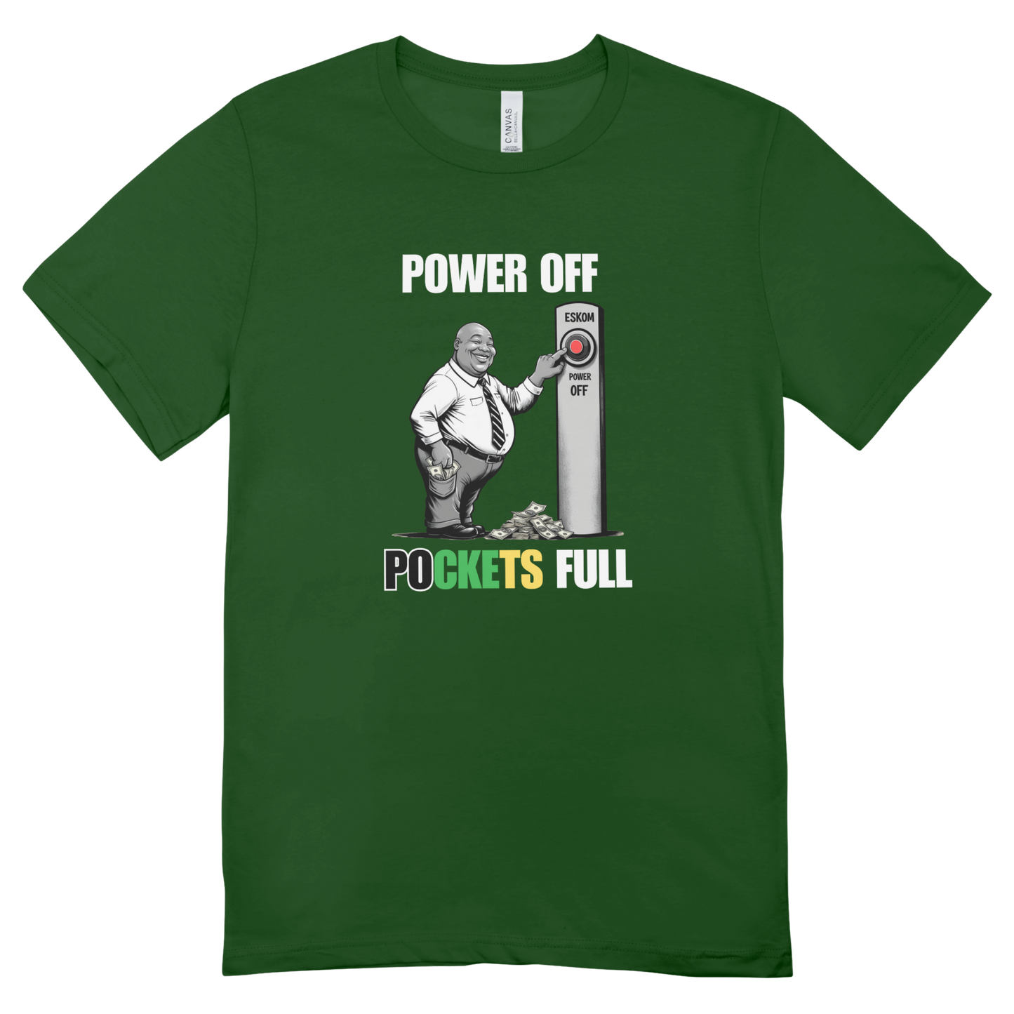 Power Off-Pockets Full T-shirt