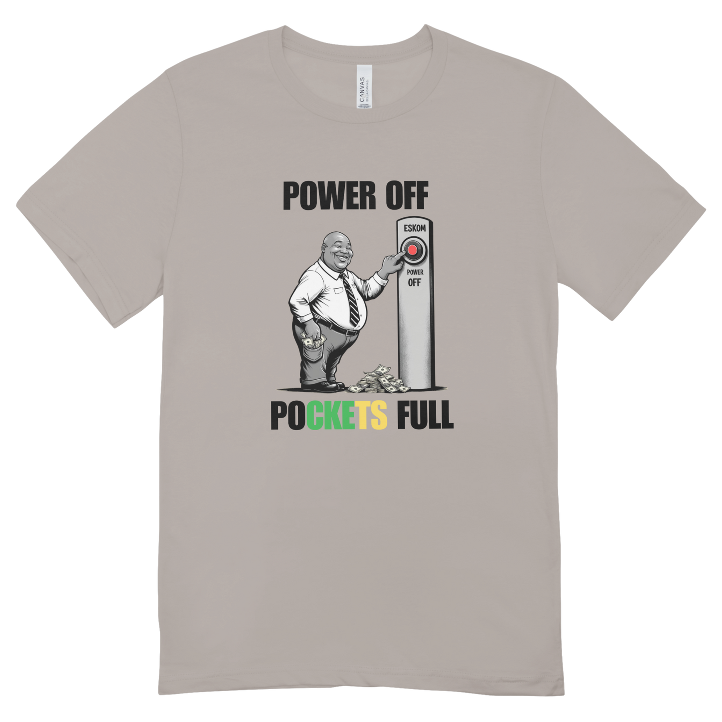 Power Off-Pockets Full T-shirt