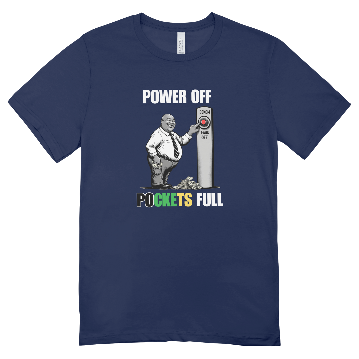 Power Off-Pockets Full T-shirt