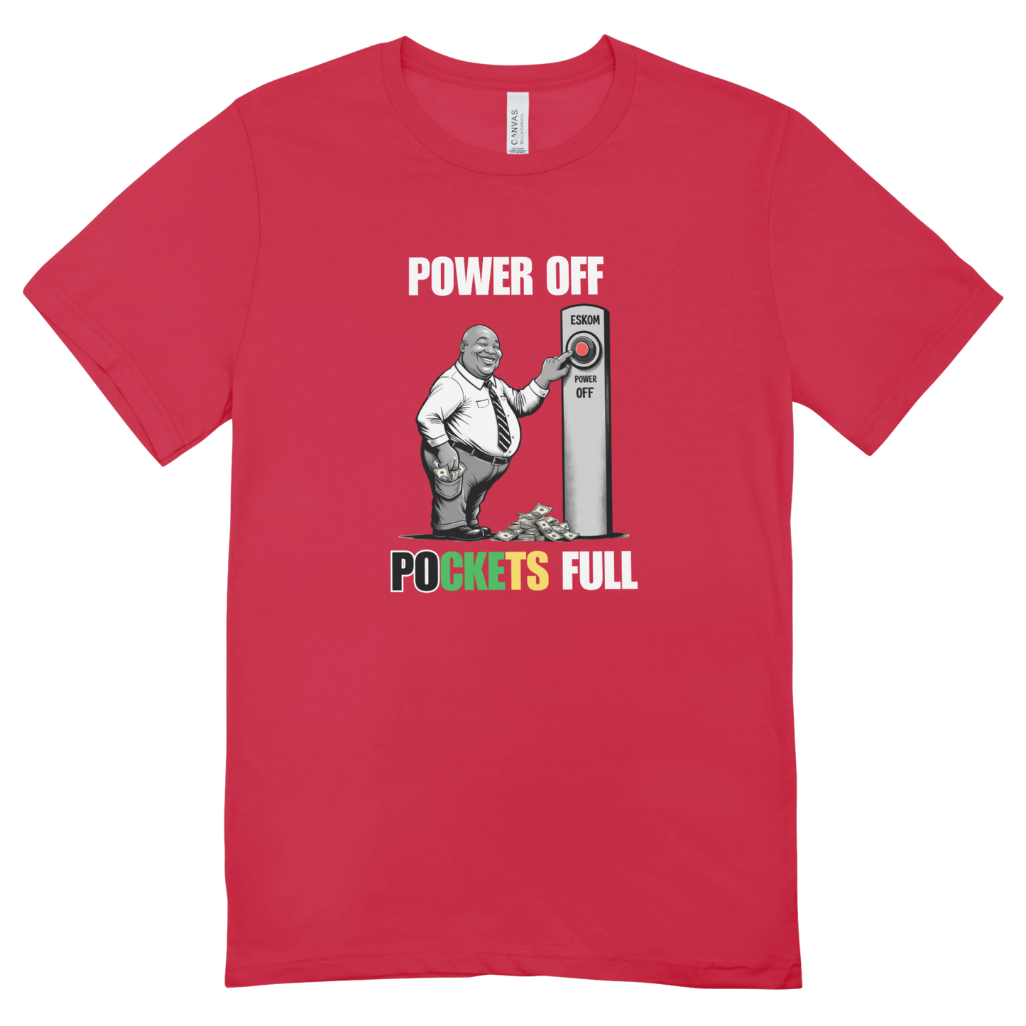 Power Off-Pockets Full T-shirt