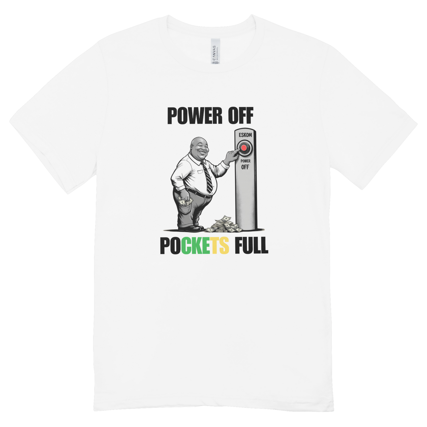 Power Off-Pockets Full T-shirt