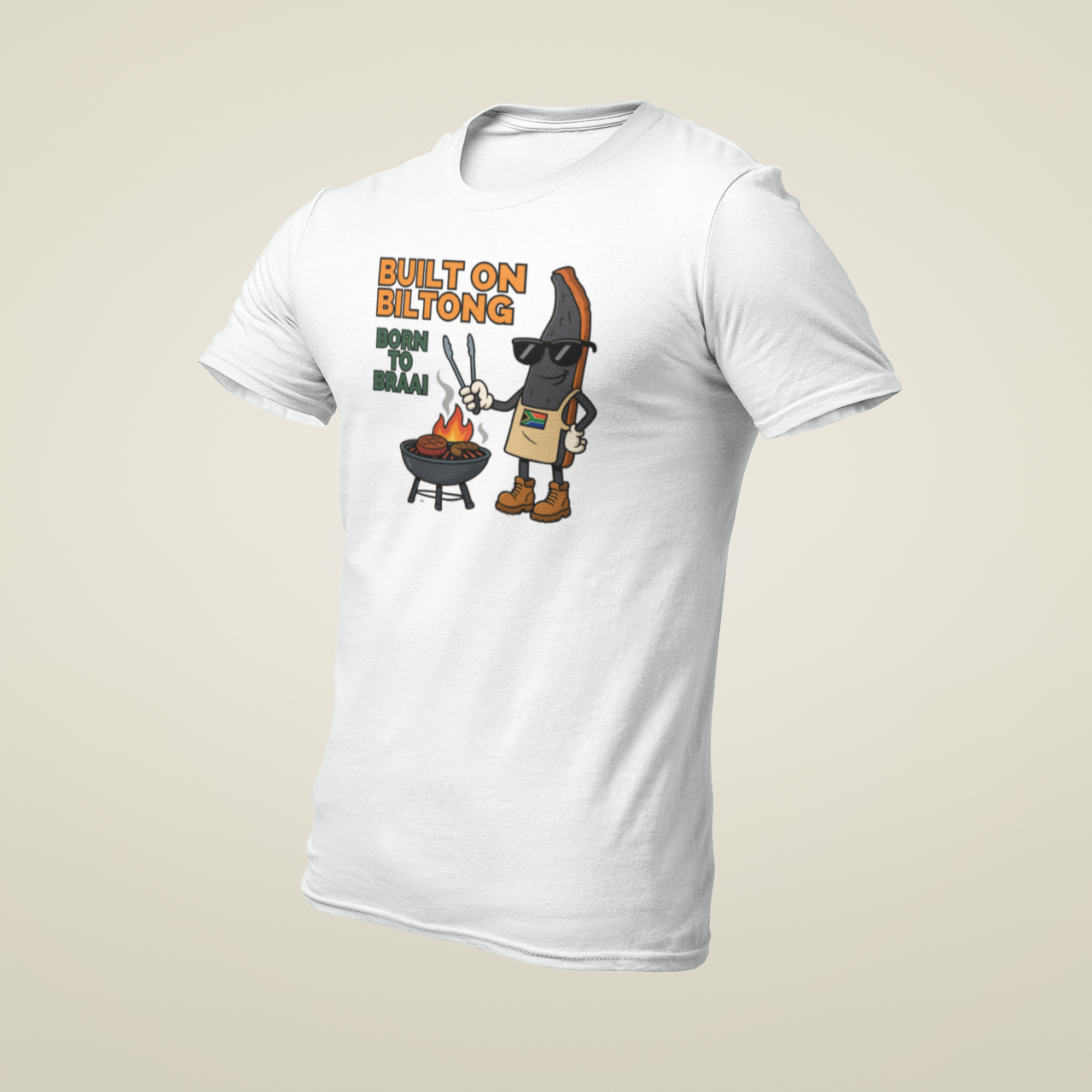 Built on Biltong. Born to Braai Men’s T-Shirt